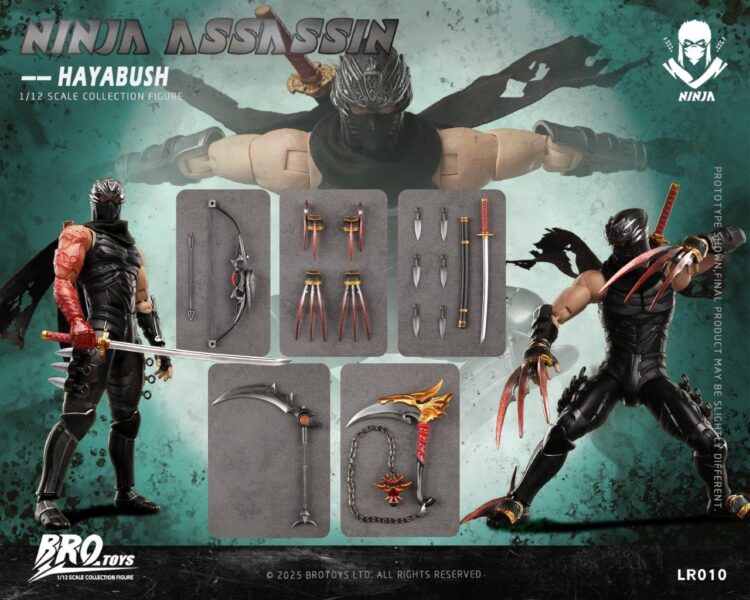 1/12 Scale BroToys Ninja Gaiden Ryu Hayabusa action figure - Image 15