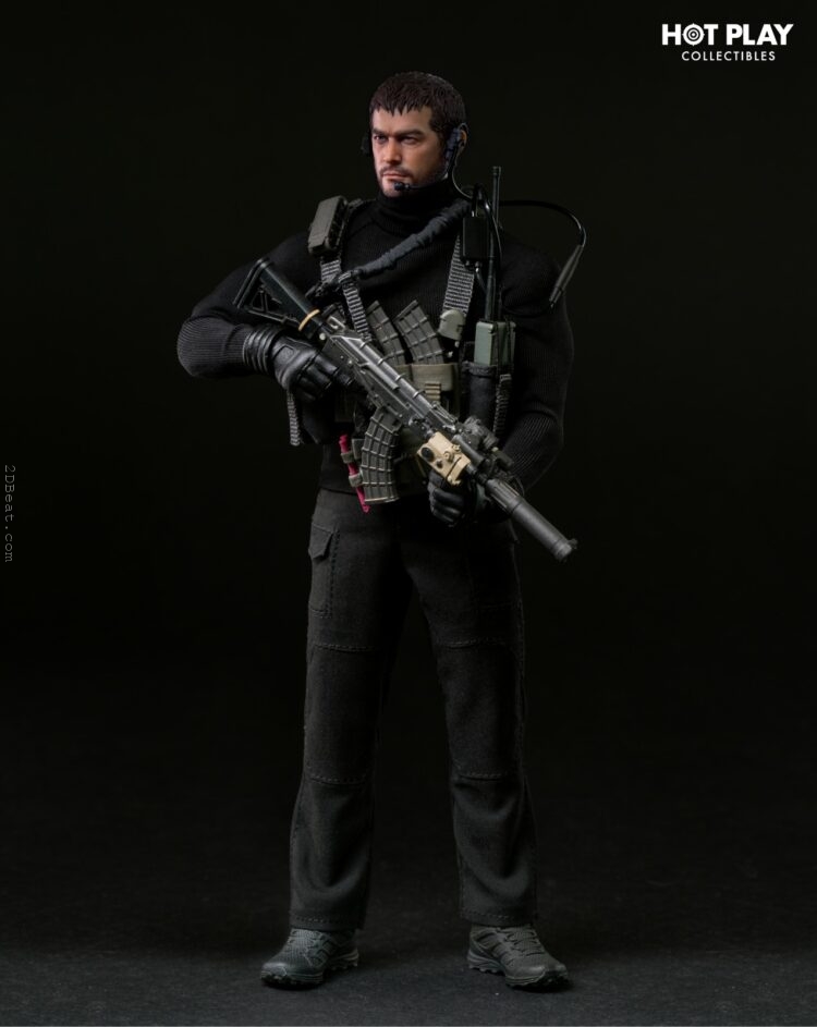1/12 Scale Hot Play HP001D Chris Redfield Captain Wolf Hunter Deluxe Version - Image 4
