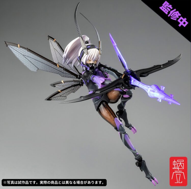 1/12 Scale Snail Shell Wasp Action Figure - BEE-04R Argidae Girl Ruririn - Image 8