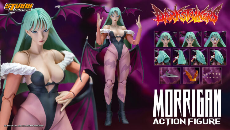 1/12 Scale Storm Collectibles Darkstalkers Morrigan Action Figure - Image 3