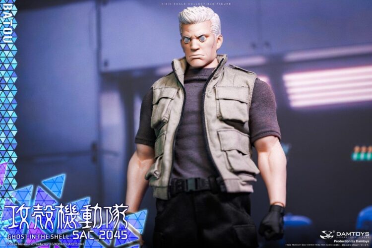 1/6 scale DAM Toys DMS043 Ghost in the Shell SAC_2045 Batou action figure - Image 17