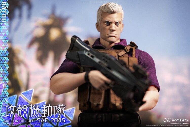 1/6 scale DAM Toys DMS043 Ghost in the Shell SAC_2045 Batou action figure - Image 22