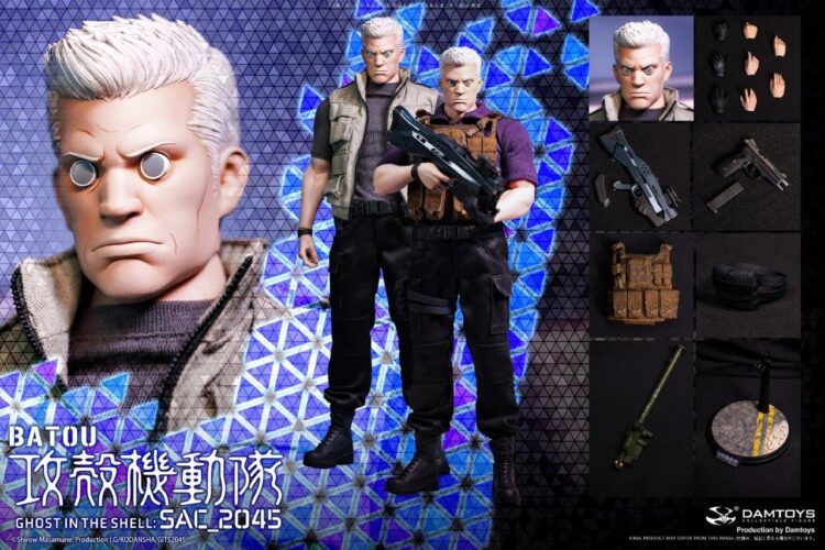 1/6 scale DAM Toys DMS043 Ghost in the Shell SAC_2045 Batou action figure - Image 27