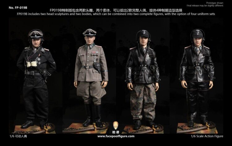 1/6 Scale Facepool FP019B Panzer Ace Michael Wittmann Deluxe Edition Action Figure - Image 4