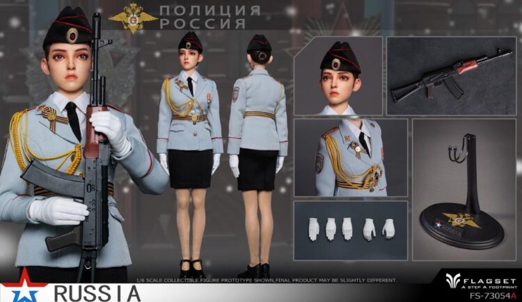 1/6 Scale FLAGSET FS73054A Russian Female Soldier Ministry of Internal Affairs - Image 16