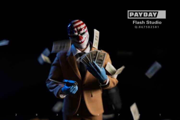 1/6 Scale Flash Studio X-S003 Dallas PayDay Collectibles action figure - Image 12