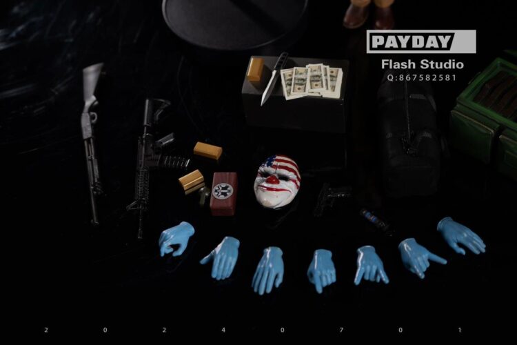 1/6 Scale Flash Studio X-S003 Dallas PayDay Collectibles action figure - Image 10