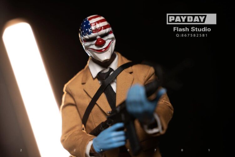 1/6 Scale Flash Studio X-S003 Dallas PayDay Collectibles action figure - Image 9