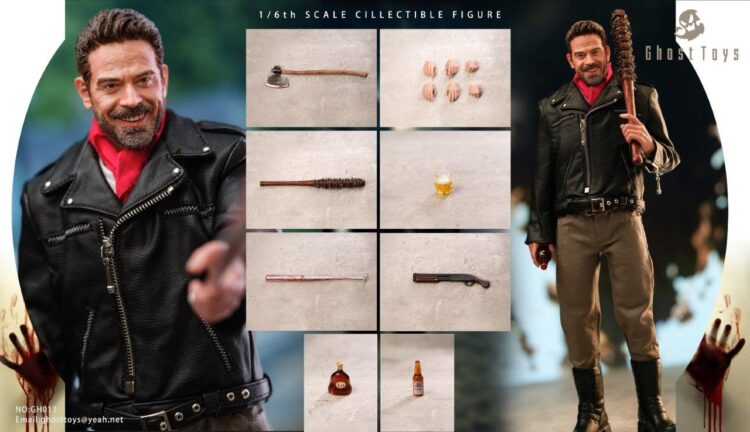 1/6 scale Ghost Toys GH-013 Walking Negan Boxed Figure - Image 11