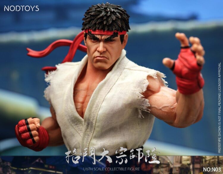 1/6 Scale NOD TOYS NOD-N03 Grandmaster of Fighting Ryu Collectibles Figure - Image 12