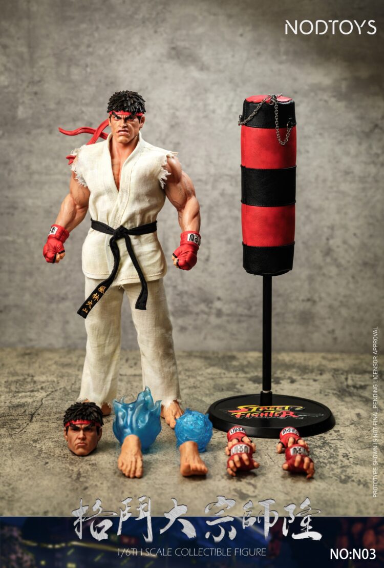 1/6 Scale NOD TOYS NOD-N03 Grandmaster of Fighting Ryu Collectibles Figure - Image 13