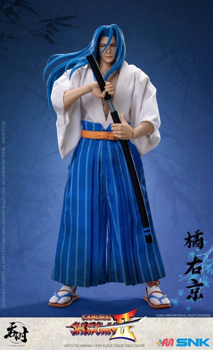 1/6 Scale Tunshi Studio TS-008 Samurai Shodown Ukyo Tachibana action figure - Image 4