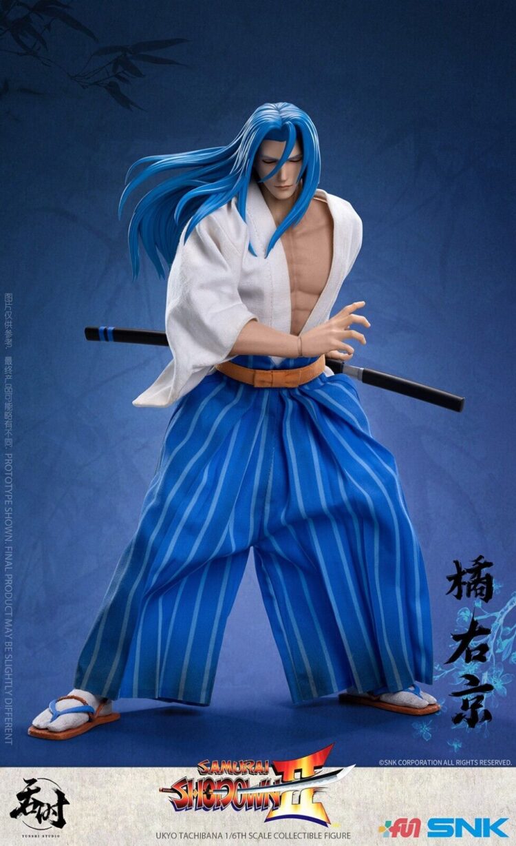 1/6 Scale Tunshi Studio TS-008 Samurai Shodown Ukyo Tachibana action figure