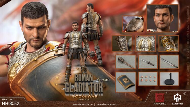 HH model X HaoYu ToysHH18052 Imperial Legion Roman Gladiator Ares Version - Image 20