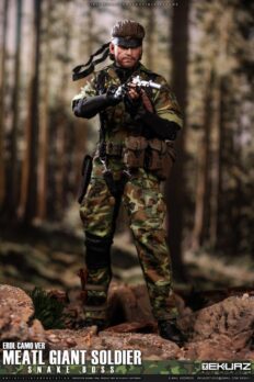 [In-Stock] 1/6 Scale EKUAZ STUDIO EKS011 MEATL GIANT SOLDIER SNAKE BOSS ERDL CAMO VER Figure