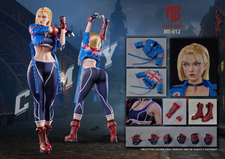 [In-Stock] 1/6 scale Star Man MS-012 Street Fighter 6 Agent-Blue Bee Cammy action figure - Image 15
