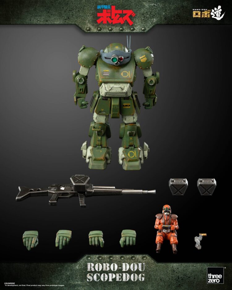 ThreeZero 3Z01900W0 ROBO-DOU Armored Trooper Votoms Scopedog - Image 19