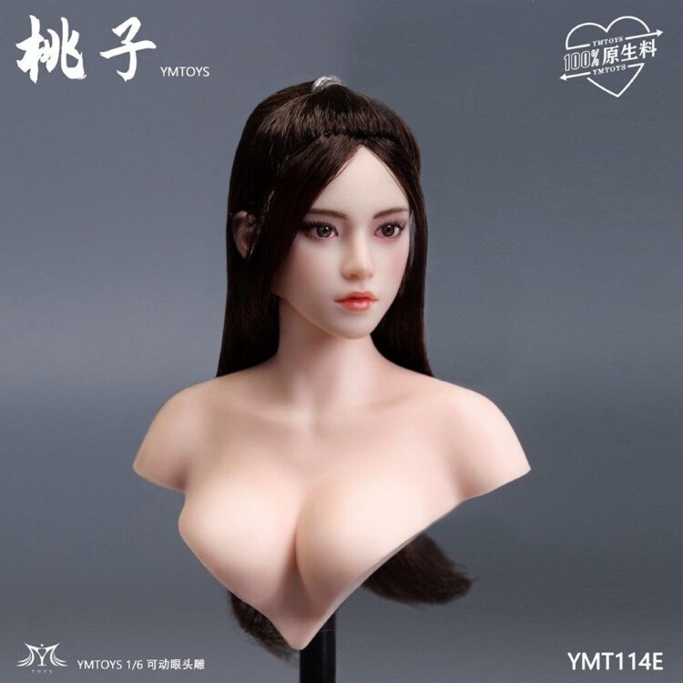 YM Toys 1/6 Taozi Female HeadSculpt with Movable Eyes Deer - Image 22