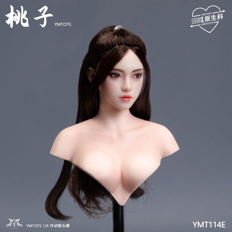 YM Toys 1/6 Taozi Female HeadSculpt with Movable Eyes Deer - Image 19