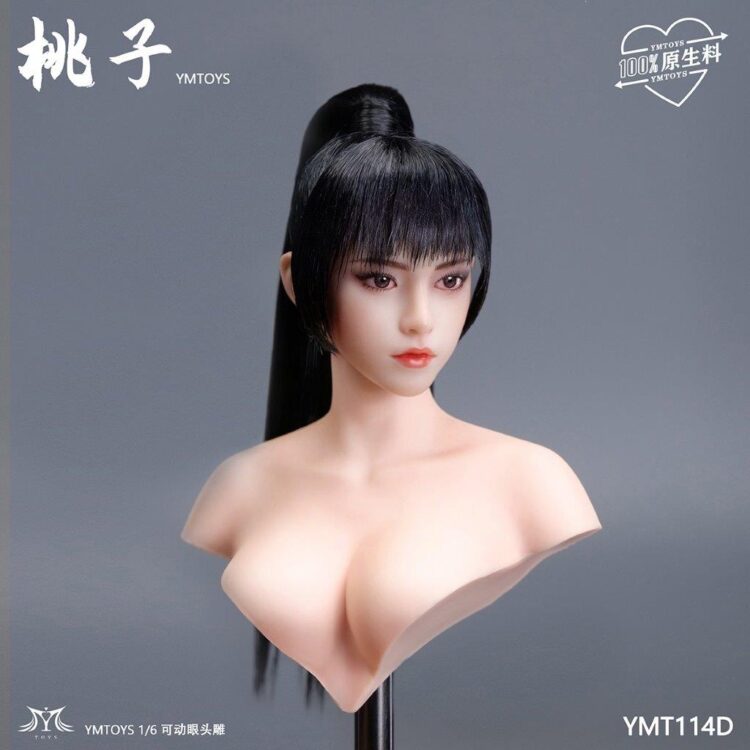 YM Toys 1/6 Taozi Female HeadSculpt with Movable Eyes Deer - Image 18