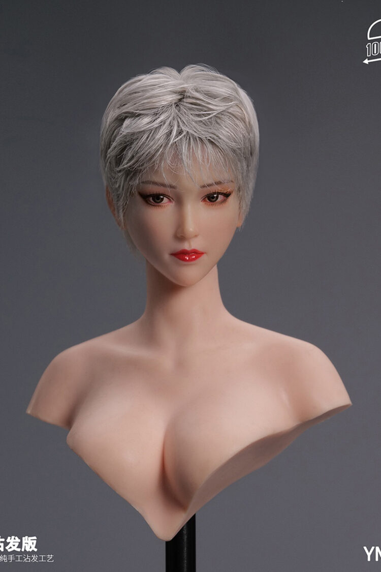 YM Toys 1/6 Wool Viscose Hair Version of Mu Female Head Sculpt - Image 3