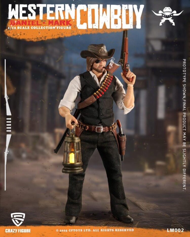 1/12 Scale Crazy Figure LM002D Western Cowboy Deluxe Version Figure