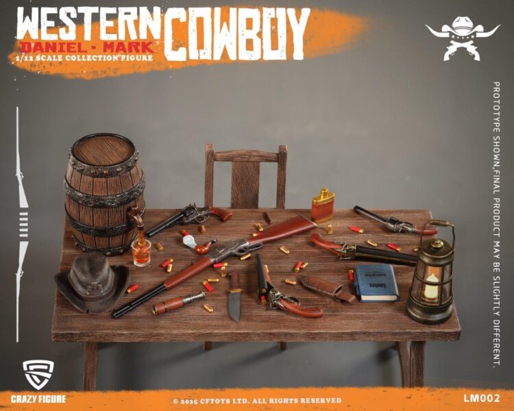 1/12 Scale Crazy Figure LM002D Western Cowboy Deluxe Version Figure - Image 5