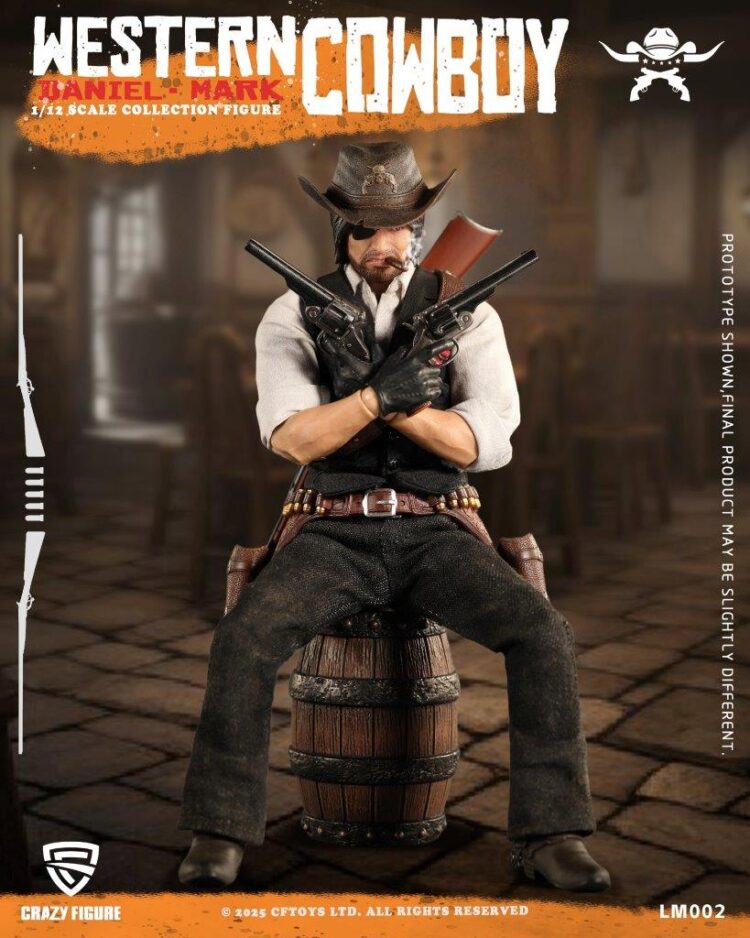 1/12 Scale Crazy Figure LM002D Western Cowboy Deluxe Version Figure - Image 4