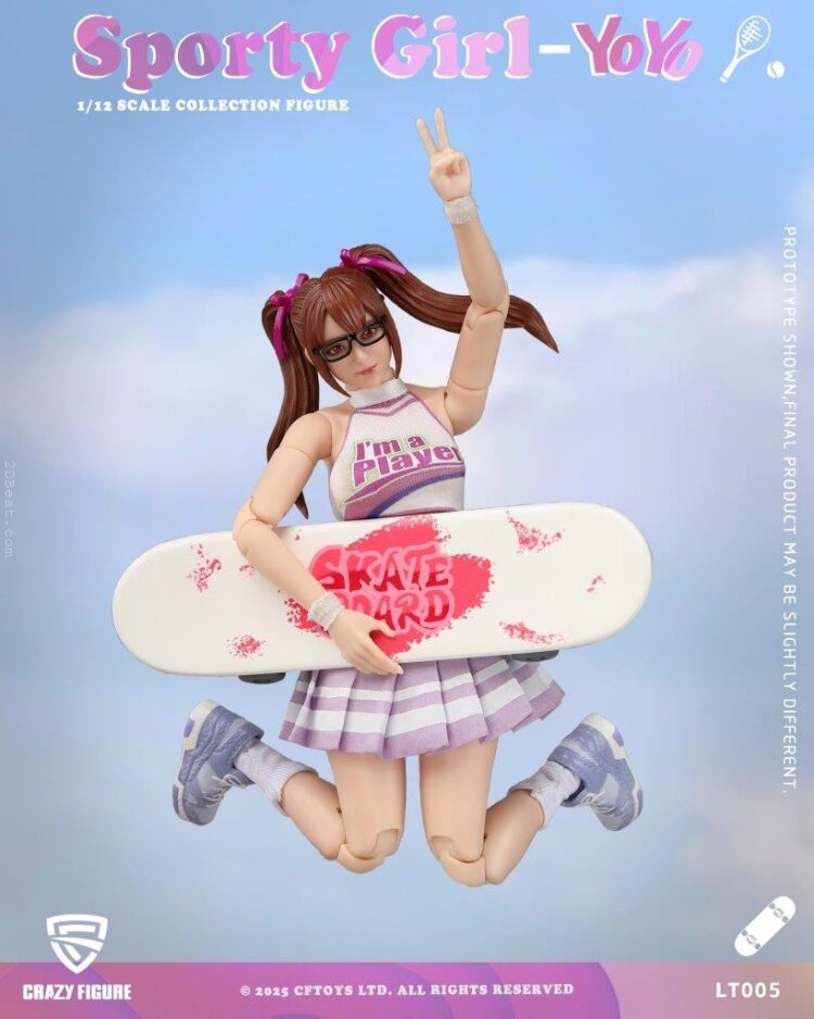 1/12 Scale Crazy Figure LT-005 Sport Girl YOYO Action Figure