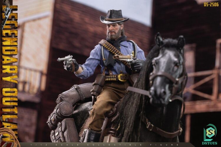 1/12 Scale DS Toys DS-2506 Red Dead Redemption Outlaw with Horse Deluxe Edition - Image 5