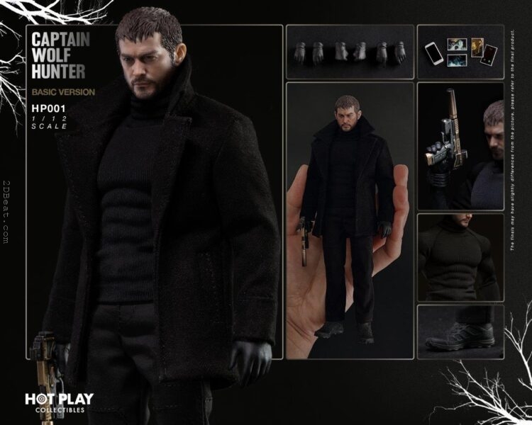 1/12 Scale Hot Play HP001 Chris Redfield Captain Wolf Hunter Standard Version - Image 8