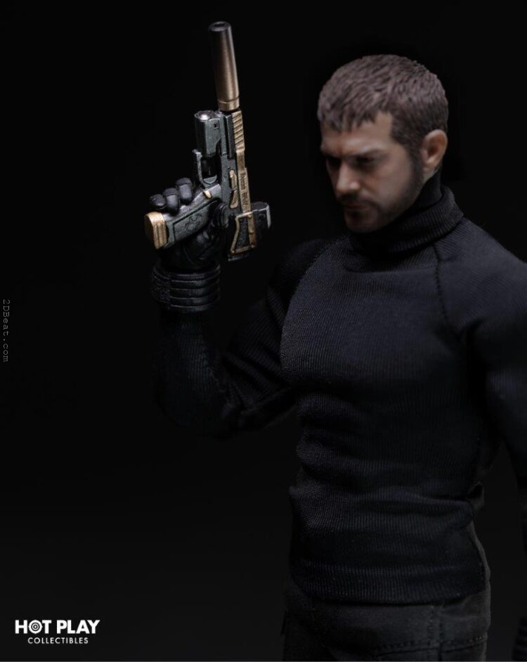 1/12 Scale Hot Play HP001 Chris Redfield Captain Wolf Hunter Standard Version - Image 3