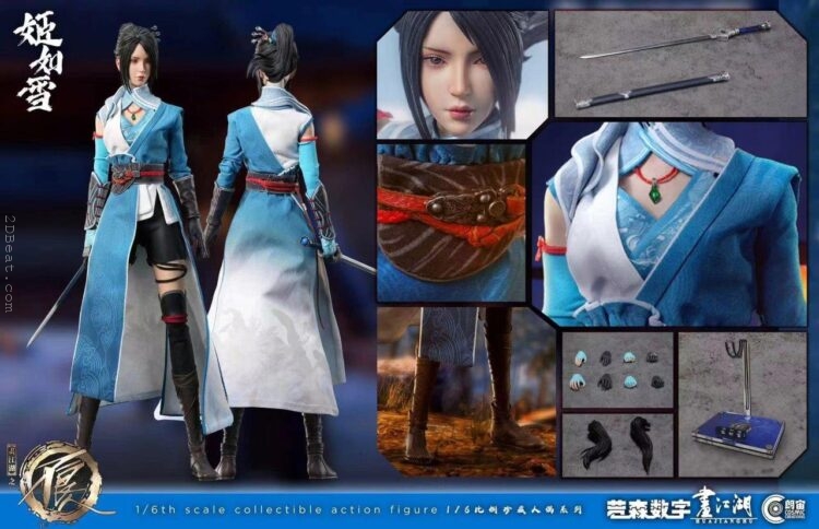1/6 Scale Cosmic Studio COS-9109 Bad Guy in Rivers and Lakes Ji Ruxue Figure - Image 10