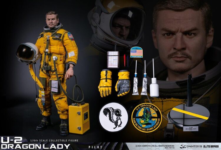 1/6 Scale DAM Toys 78110 U-2 DRAGON LADY PILOT Action Figure - Image 18