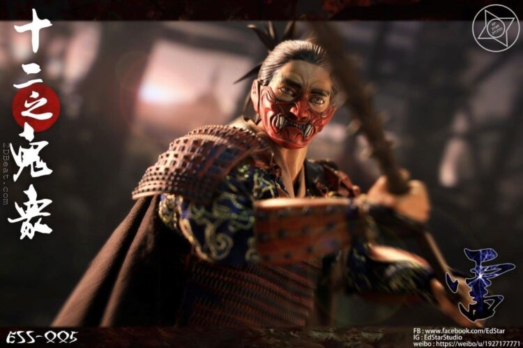 1/6 Scale Ed Star ESS-005 Twelve Ghost Samurai Thunder Boxed Figure - Image 10