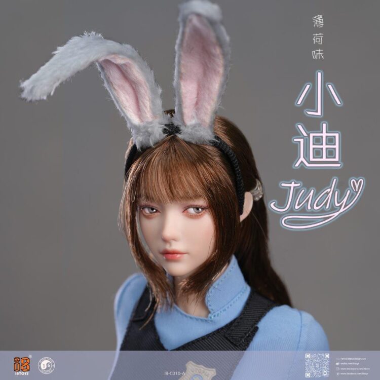 1/6 Scale i8TOYS C010 Judy Blue police Uniform Collectibles Costume Set Pack - Image 7