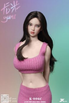 1/6 Scale JK Toys JK-006C Multiracial Beauty Head Sculpture Yumi with Black Hair