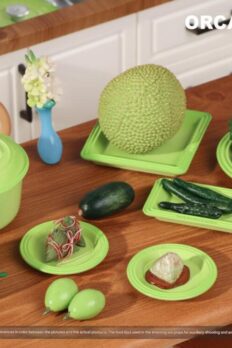 1/6 Scale Orcara Colorful Tableware Set – Miniature Dishes, Pots, Cups, Bowls, Plates