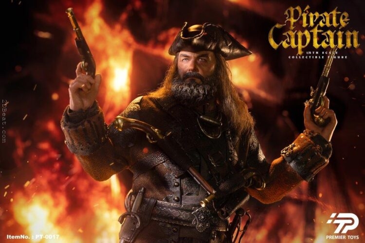1/6 Scale Premier Toys PT-0017 Pirate Captain Collectible Figure - Image 14