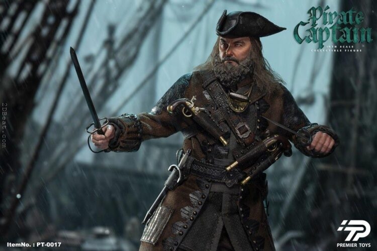 1/6 Scale Premier Toys PT-0017 Pirate Captain Collectible Figure - Image 13