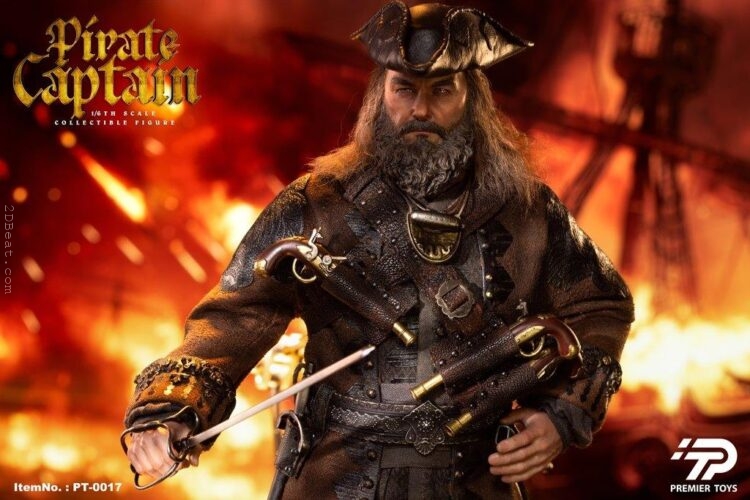 1/6 Scale Premier Toys PT-0017 Pirate Captain Collectible Figure - Image 12