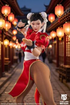 1/6 Scale Star Man MS-015 Chun-Li Red Cheongsam action doll figure