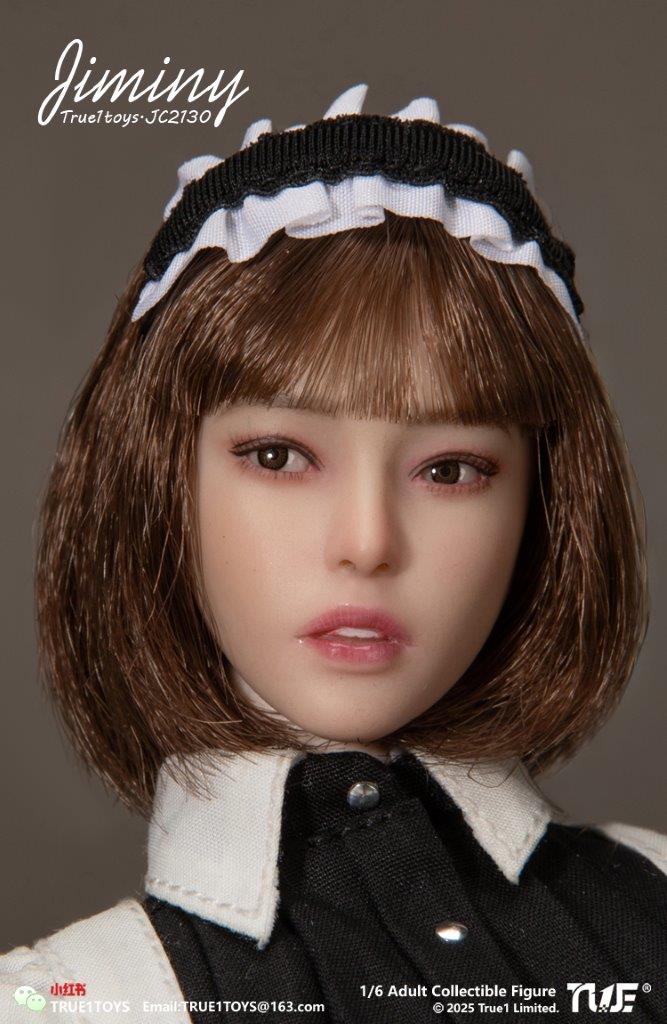1/6 Scale True1Toys JC2130 Maid Jiminy Rooted Hair Version Figure - Image 3
