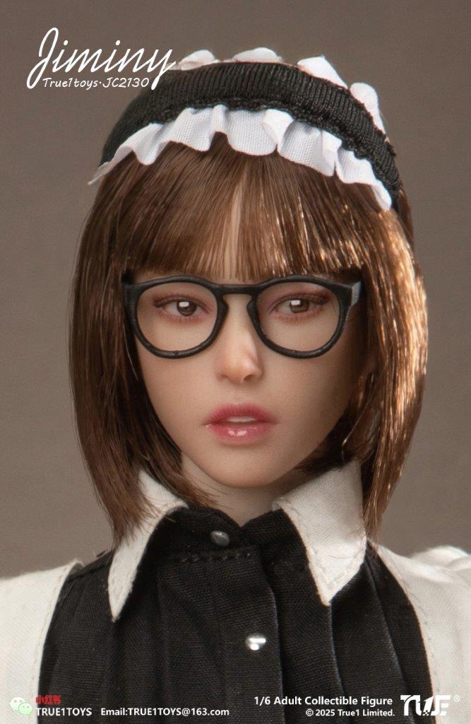 1/6 Scale True1Toys JC2130 Maid Jiminy Rooted Hair Version Figure