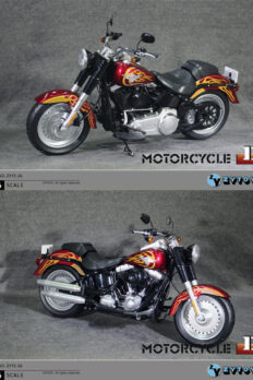 1/6 Scale ZYTOYS Flame Motorcycle Motorbike – Arnold Schwarzenegger Terminator 2 T-800 Harley Style