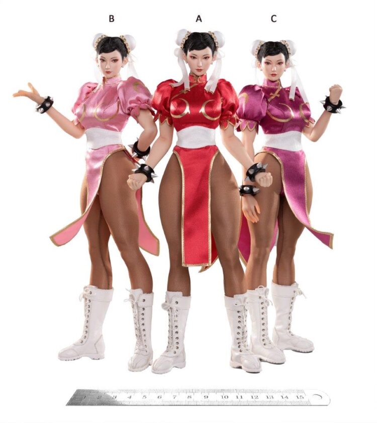 Star Man MS-015C Chun-Li Purple Cheongsam 1/6 action figure - Image 8