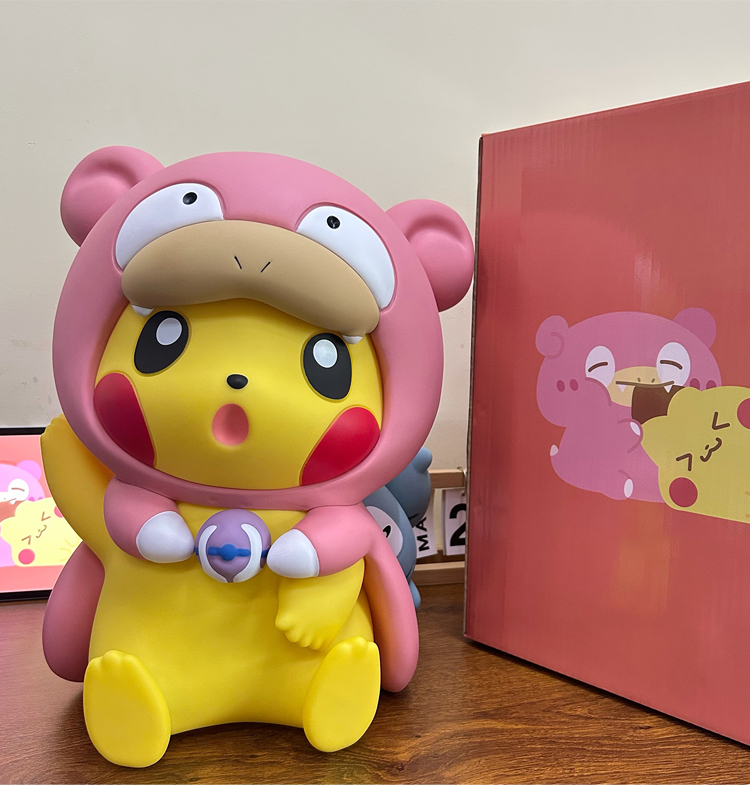 1/1 Scale Pikachu & Slowpoke Transformation Figure