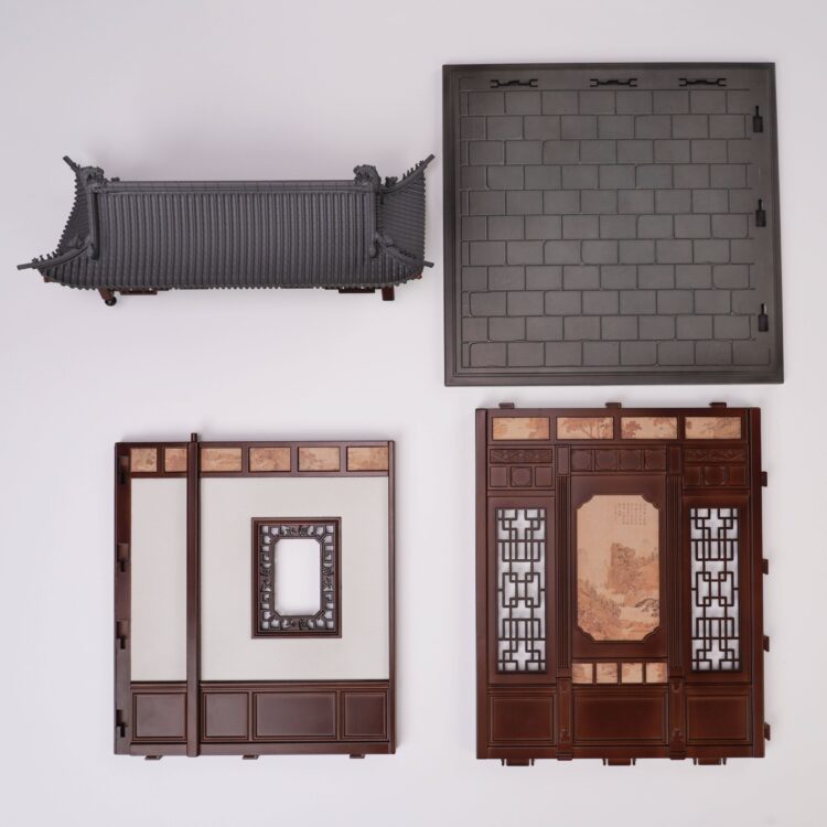1/12 Scale Chikoshousai Chinese Style Dollhouse - Image 8