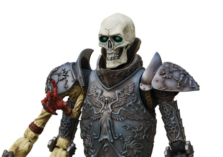 1/12 Scale Court of the Dead Demithyle: Exalted Reaper General  Action Figure - Image 8
