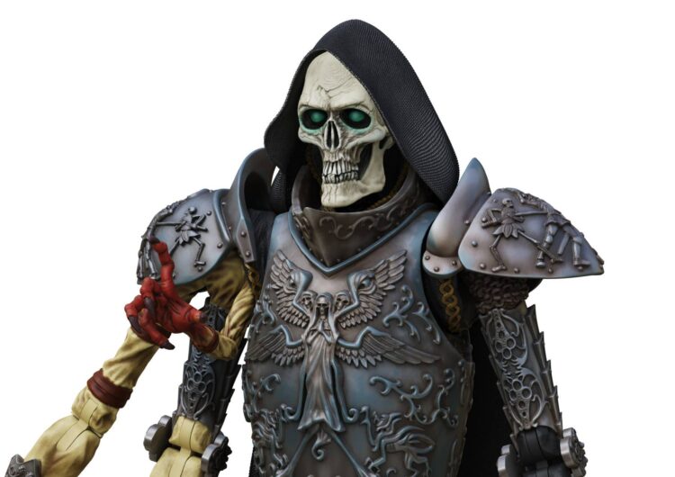 1/12 Scale Court of the Dead Demithyle: Exalted Reaper General  Action Figure - Image 6